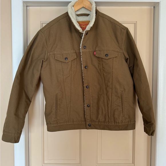 Men’s Levi’s denim/sherpa coat - Picture 4 of 4